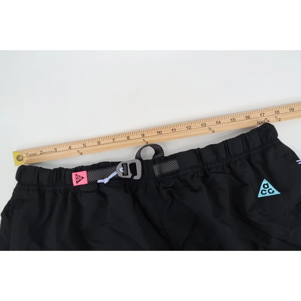 Nike ACG BeTrue Trail Shorts Mens XXL Black Hiking Belted Outdoor DJ1427-010